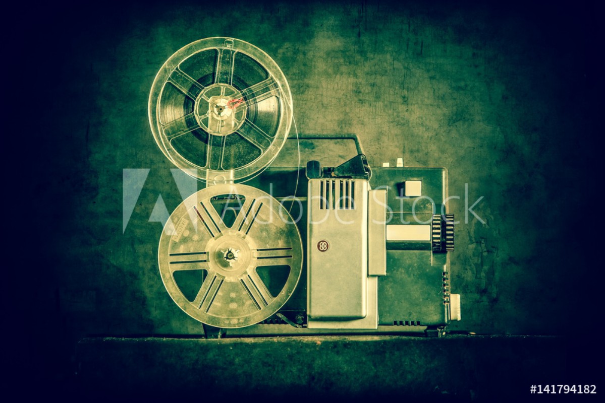 Afbeeldingen van Old film projector